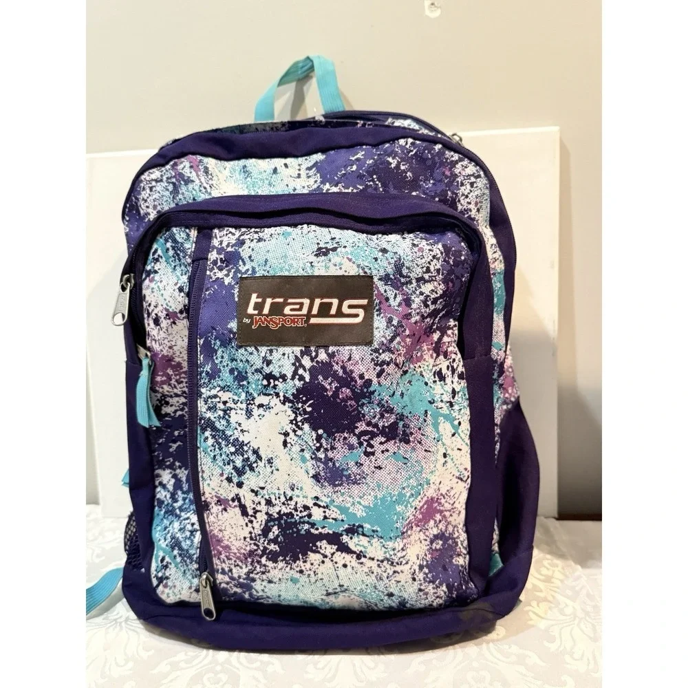 Trans By JanSport Tie Dizzle Purple Backpack 15